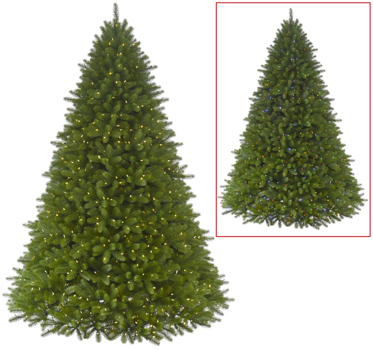 Colorado Fir 7.5' Deluxe Dual Color Led Powerconnect™ Pre-Lit Artificial Christmas Tree 1