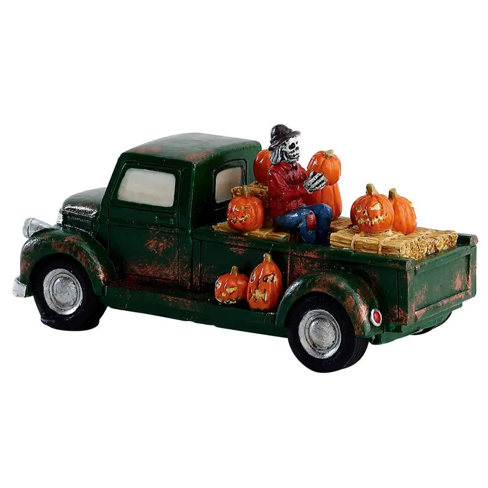 Lemax Spooky Town Pumpkin Pickup Truck #73318 1