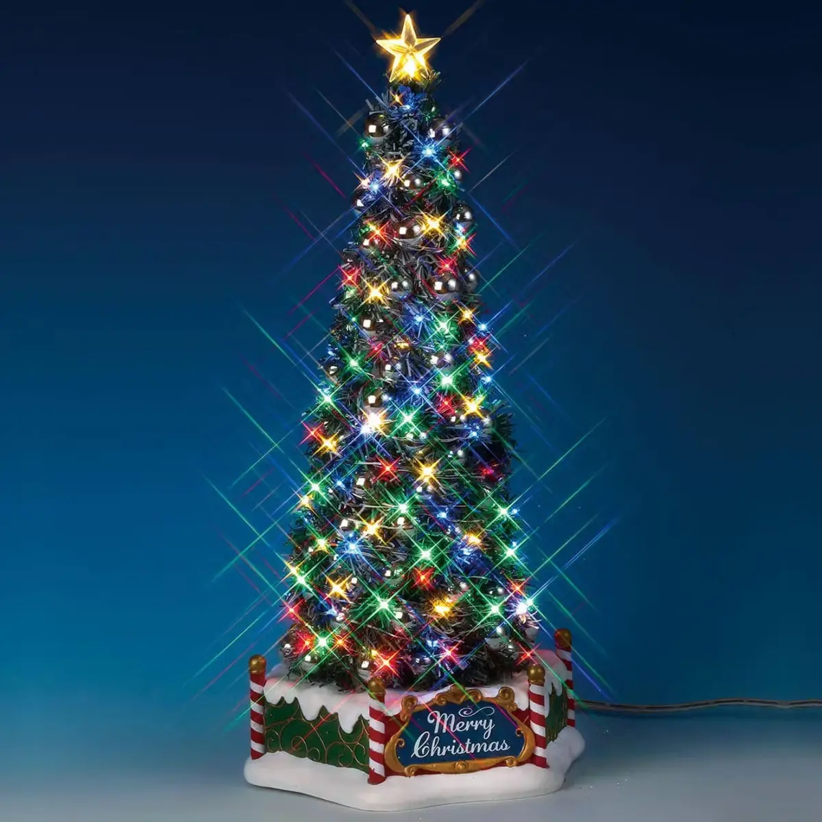Lemax General Collectibles Sights & Sounds: New Majestic Christmas Tree #84350 1