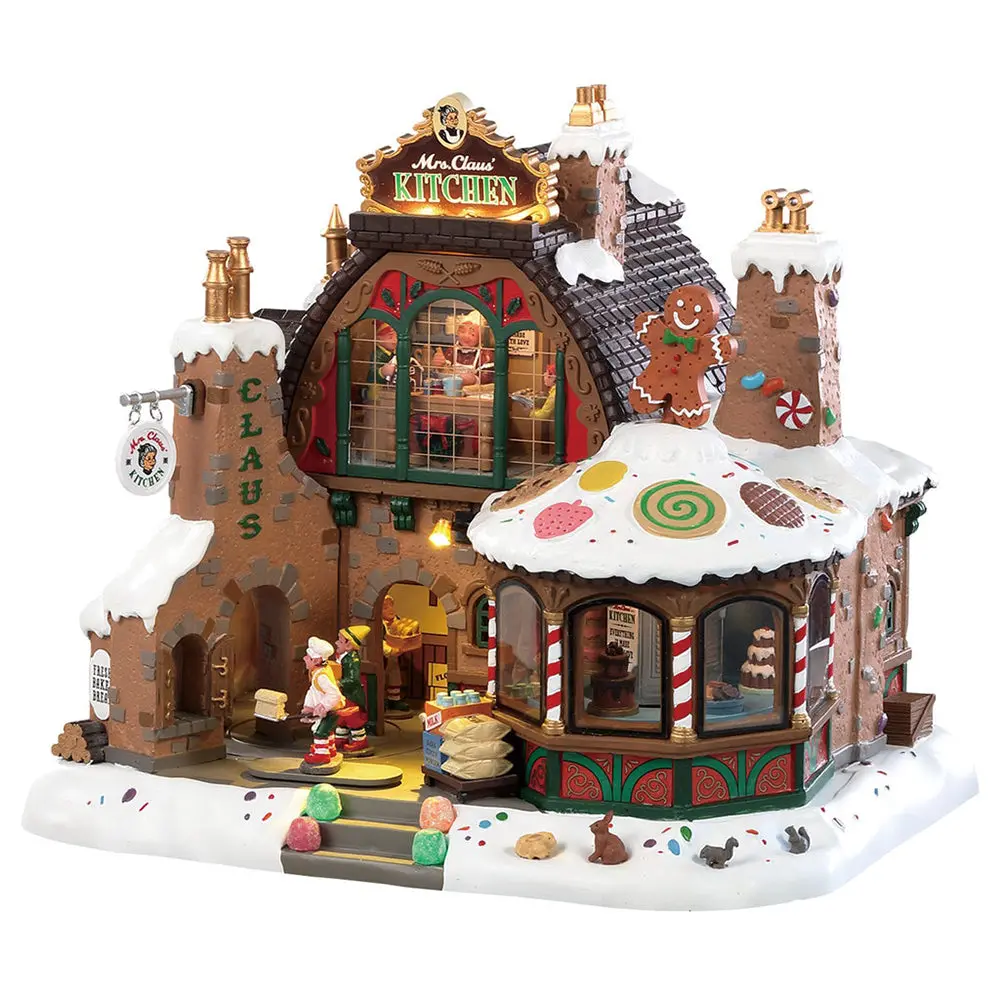 Lemax Santa's Wonderland Sights & Sounds: Mrs. Claus' Kitchen #85314 1