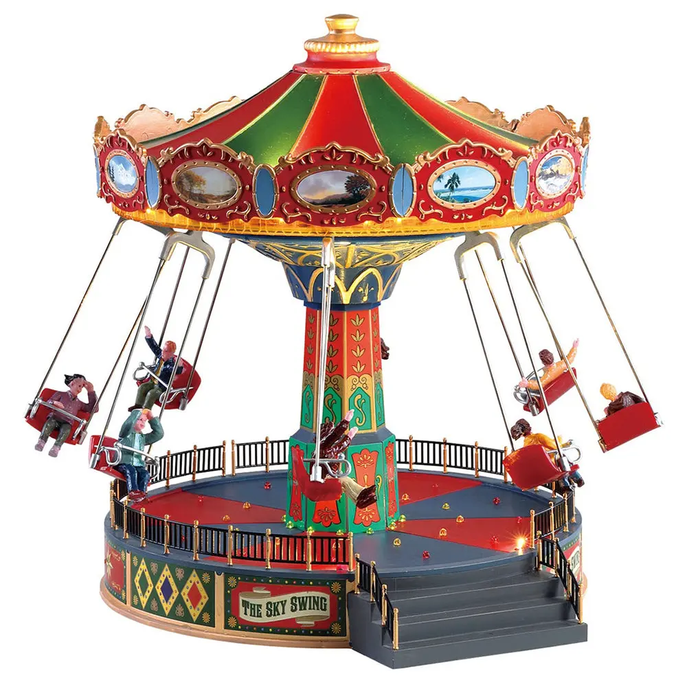 Lemax Caddington Village Sights & Sounds: The Sky Swing #84379 1