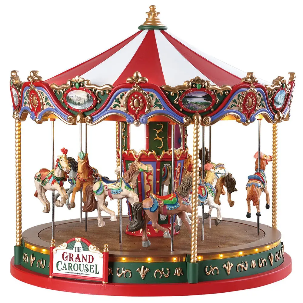 Lemax Caddington Village Sights & Sounds: The Grand Carousel #84349 1