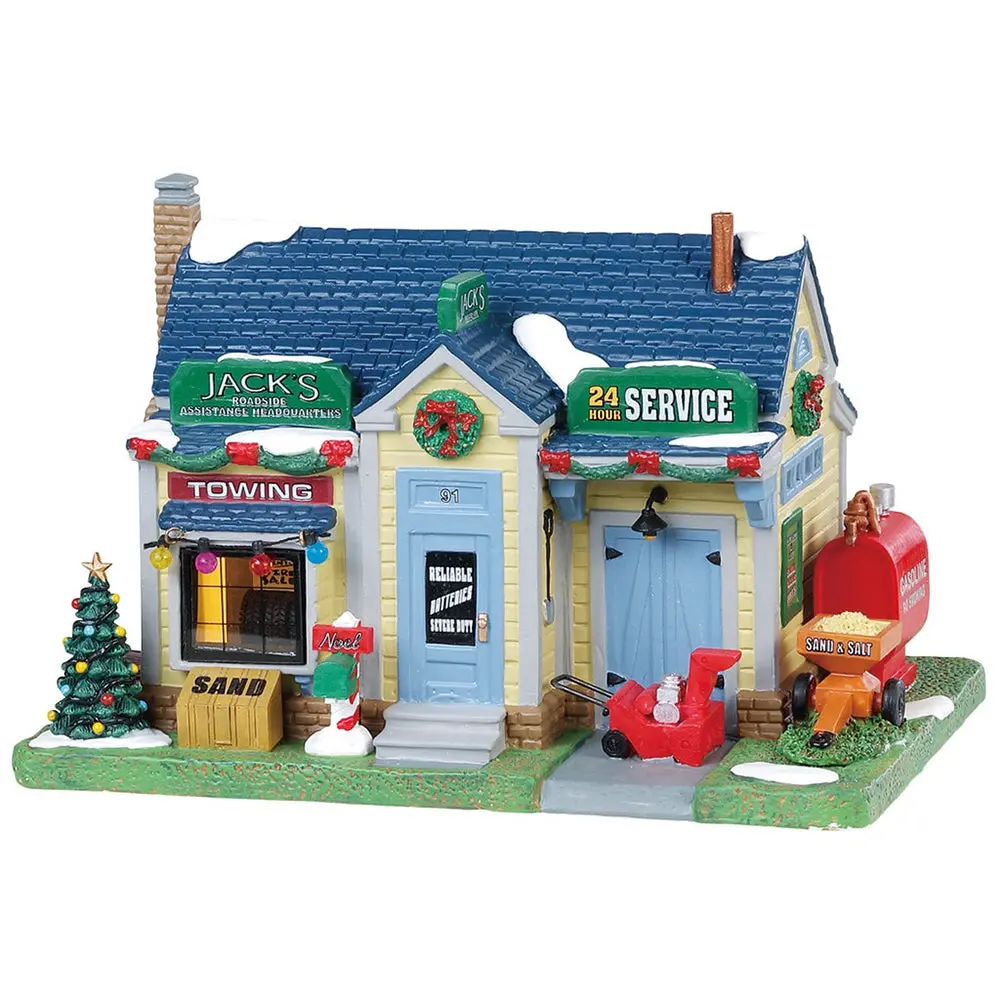 Lemax Harvest Crossing Lighted Building: Roadside Assistance Headquarter #85335 1