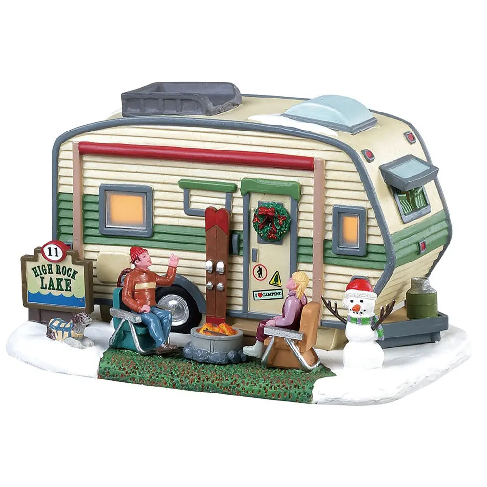 Lemax Vail Village Lighted Building: High Rock Lake Trailer #85322 1