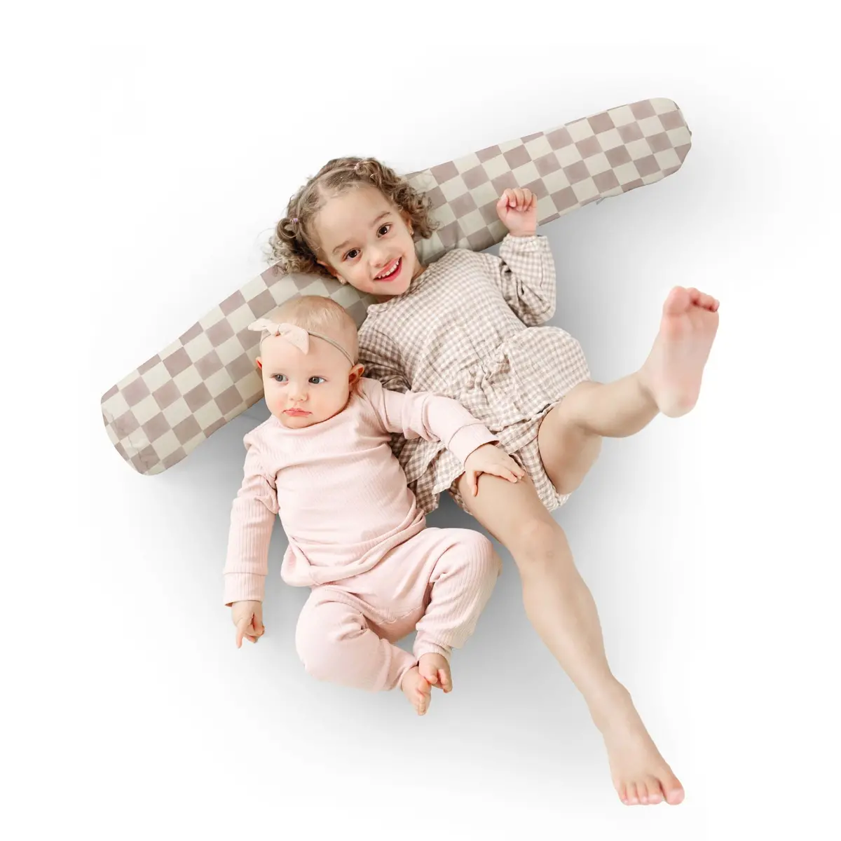 Toki Mats Checker Gumdrop Support Pillow 1