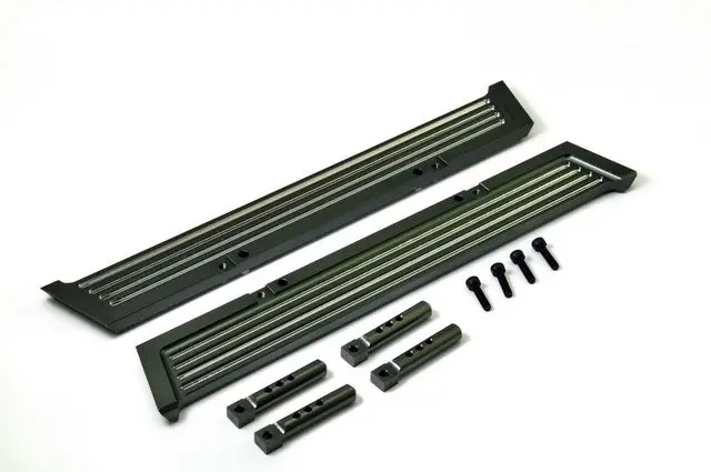 230114 Cnc Alu. Pedals (Black), 2 Pcs 1