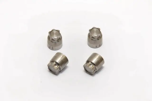 230119 Cnc Alu. Flange Nuts For Wheel (4Mm), 4 Pcs 1