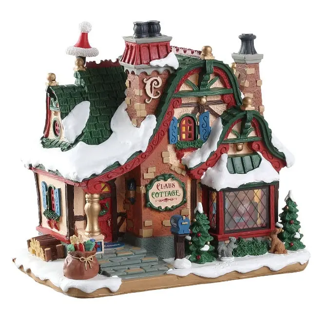 Lemax Santa's Wonderland Lighted Building: The Claus Cottage #75292 1