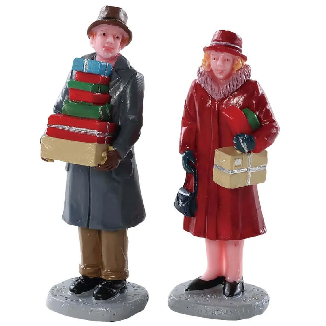 Lemax General Collectible Figurines: Mailing Frenzy, Set Of 2 #82609 1