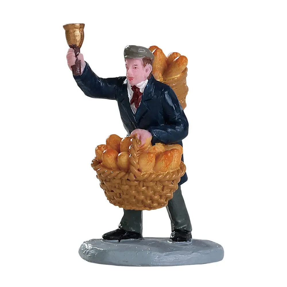 Lemax Caddington Village Figurine: Bread Peddler #82590 1