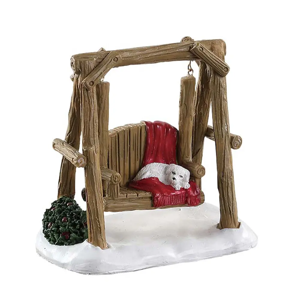 Lemax General Collectibles Accessory: Rustic Log Swing #84363 1