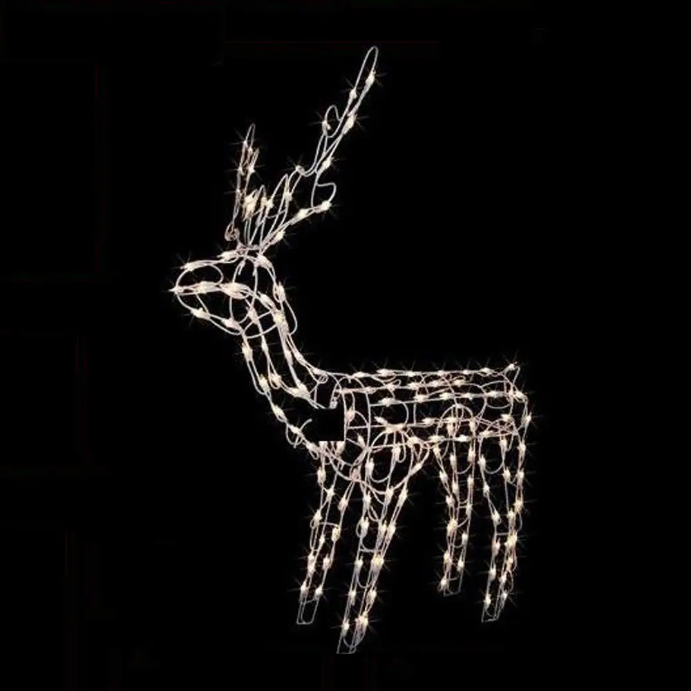 48" Standing Buck Lighted Sculpture 1