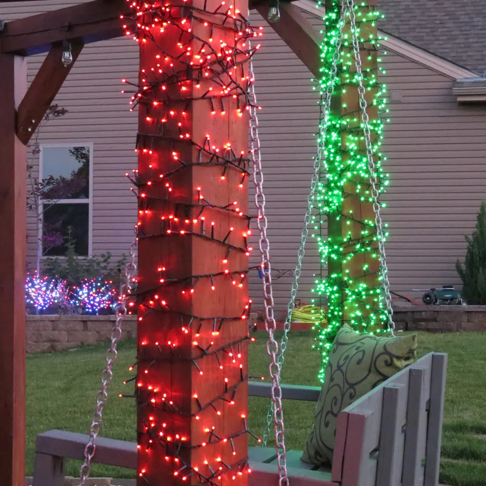 1,000 Twinkling Led Compact Rice Christmas Lights On A Reel 1