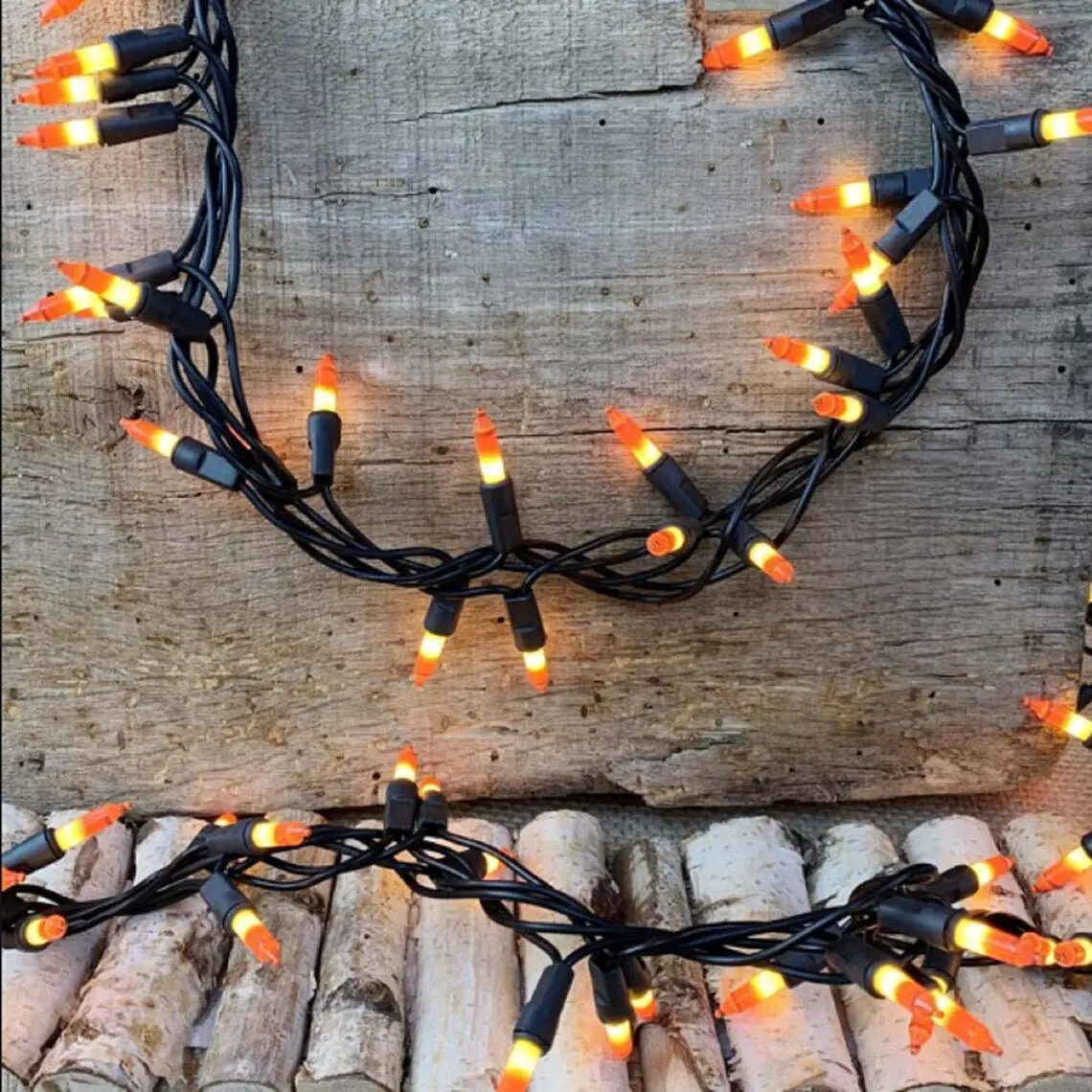Set Of 50 Two-Tone Candy Cane Lights 1