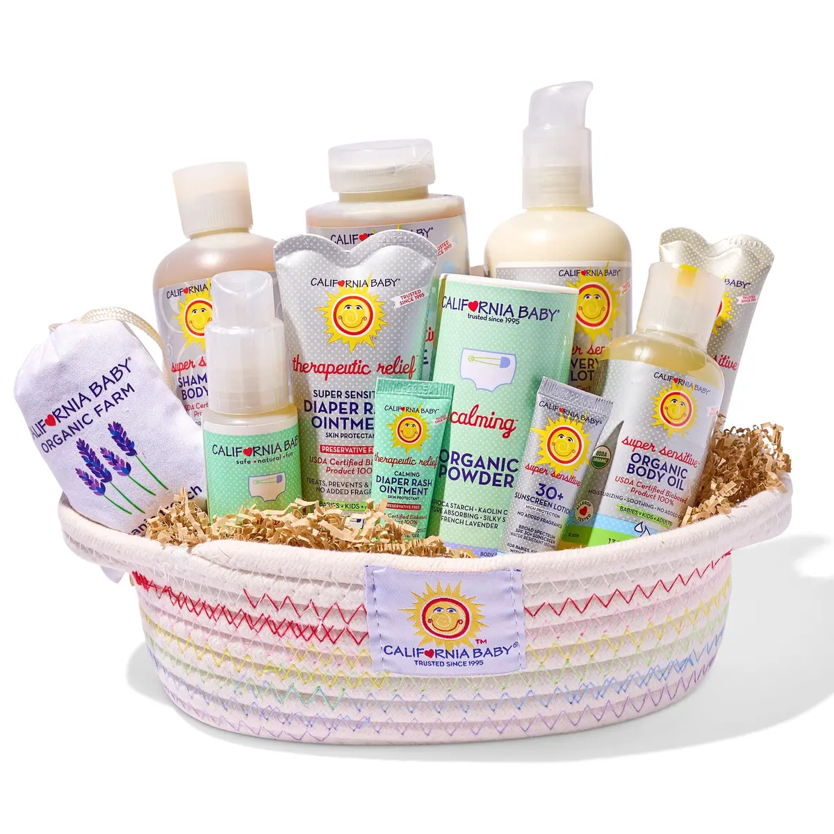 California Baby Welcome Baby Gift Basket 1