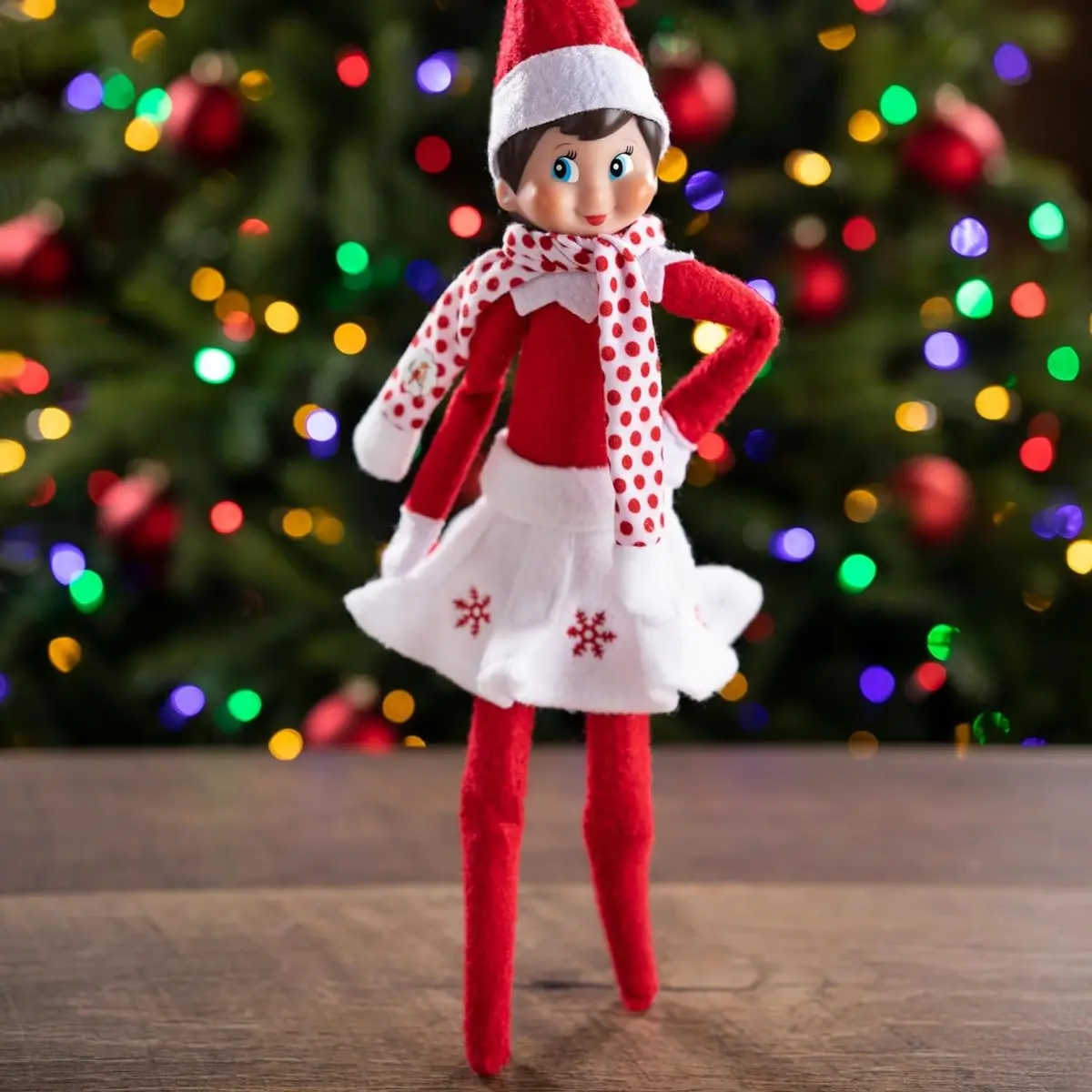 The Elf On The Shelf Claus Couture Collection® Snowflake Skirt & Scarf 1