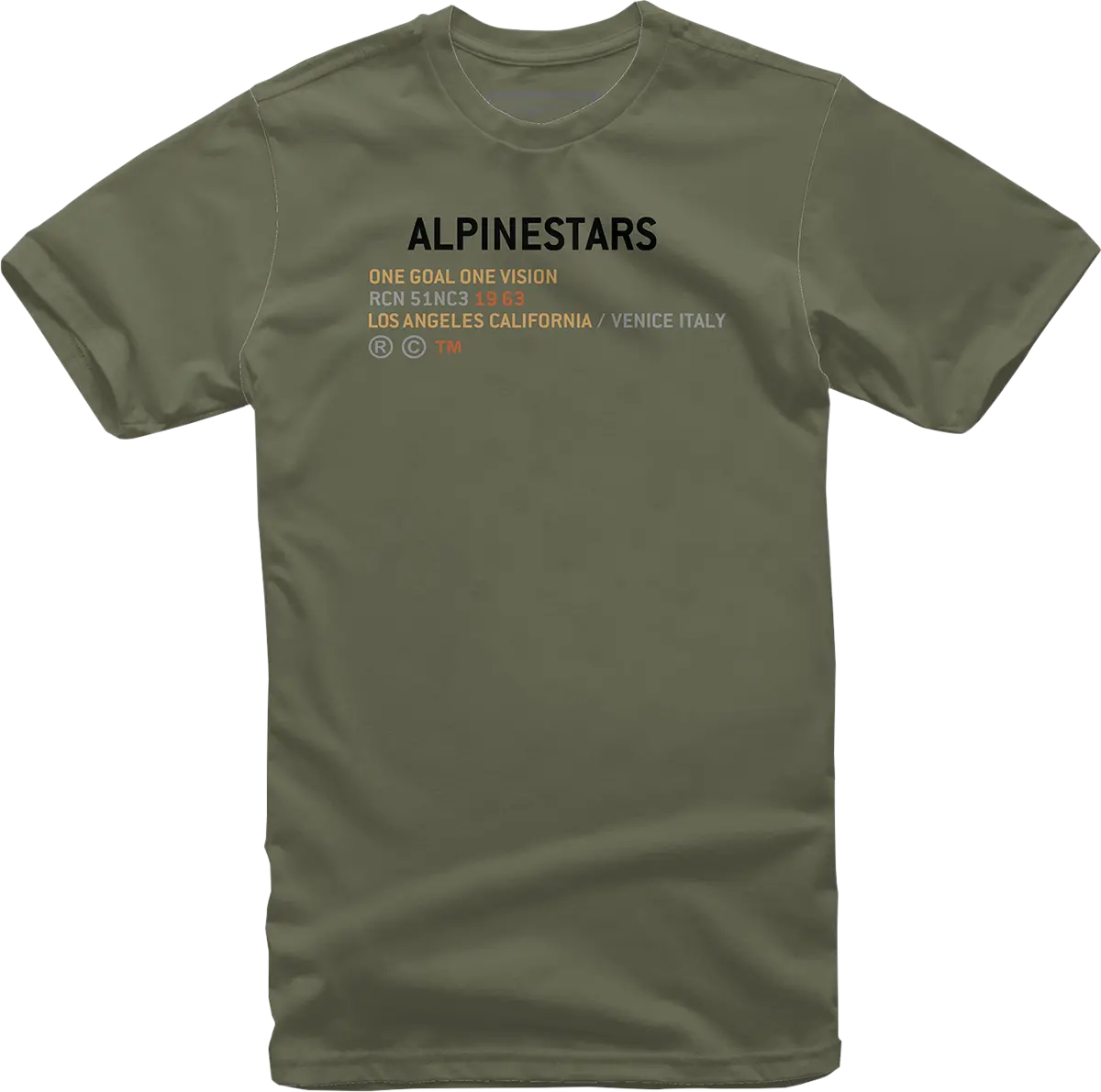 Alpinestars Quest T-Shirt - Green - Medium 1212-72002690-M 1