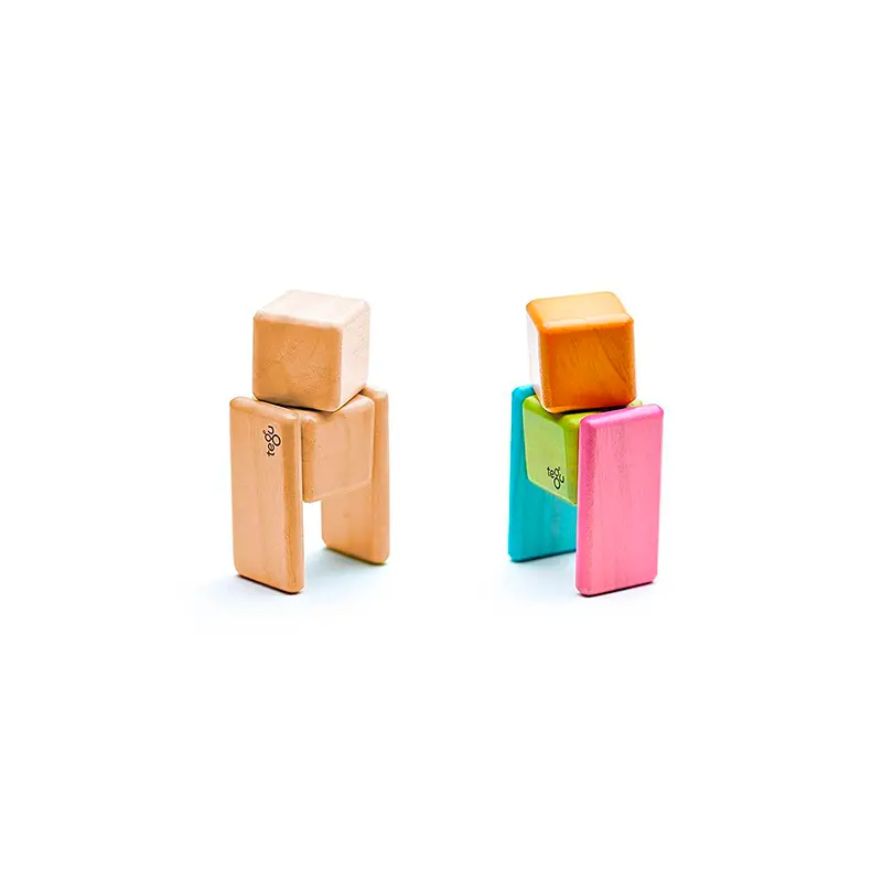 Tegu Original Pocket Pouch Magnetic Wooden Blocks 8 Pieces 3