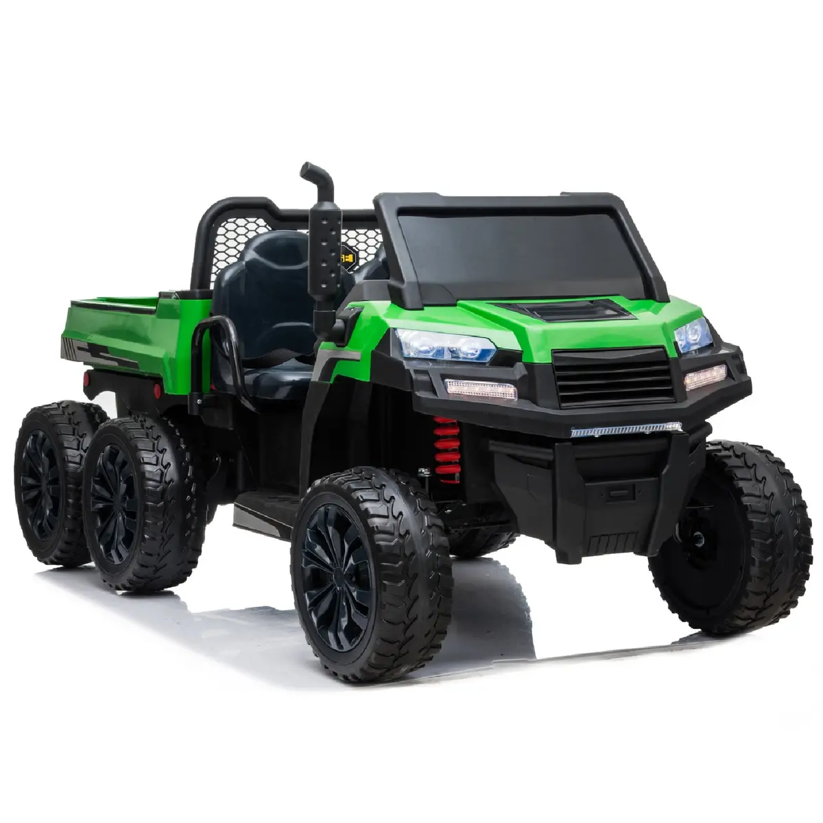 2 Seater Realistic Farm Truck 24V Agricultural Vehicle With Trailer 2