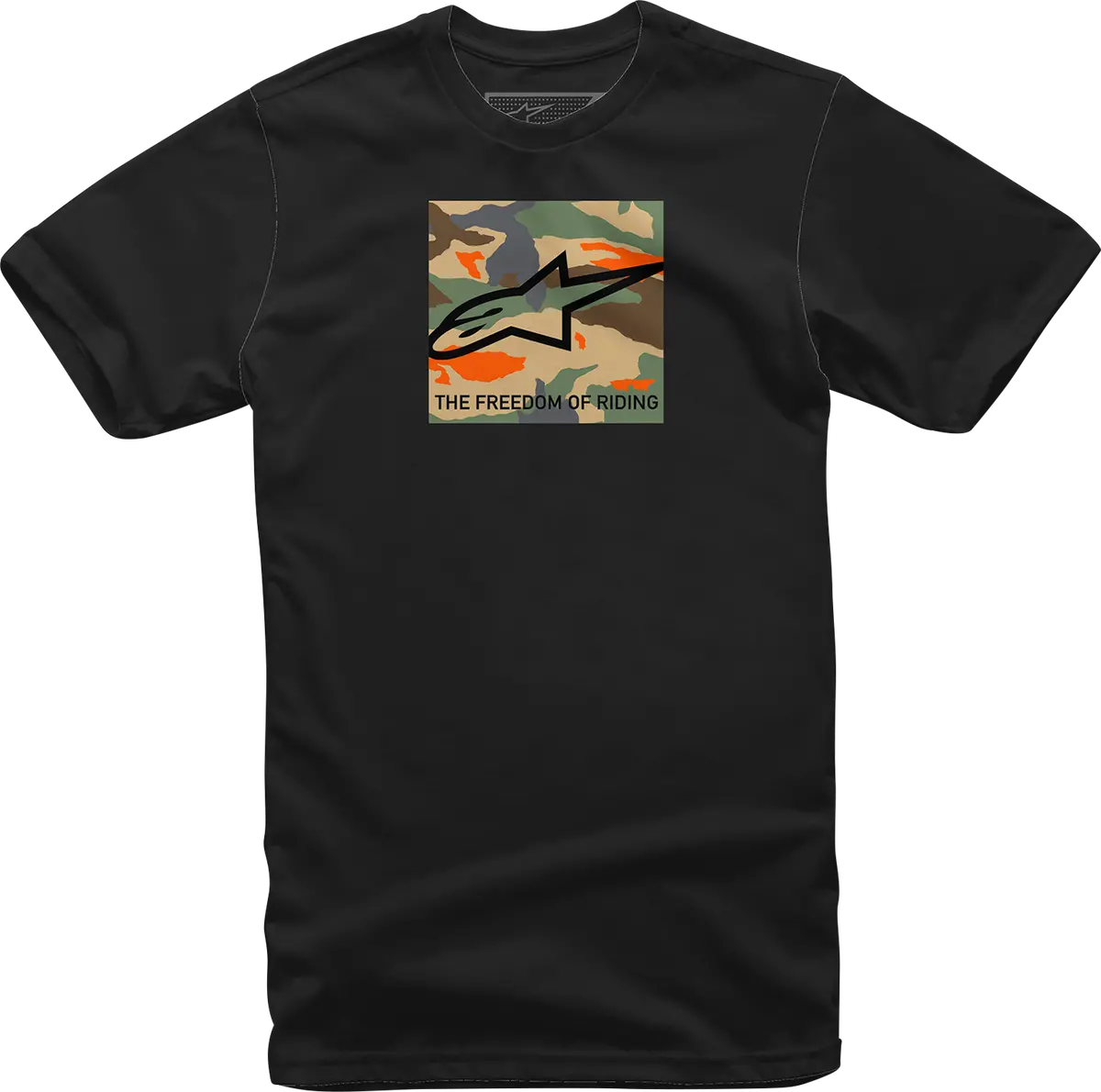 Alpinestars Camo Graphic Free T-Shirt – Black, Medium (Style 1232-72220-10-M) 1