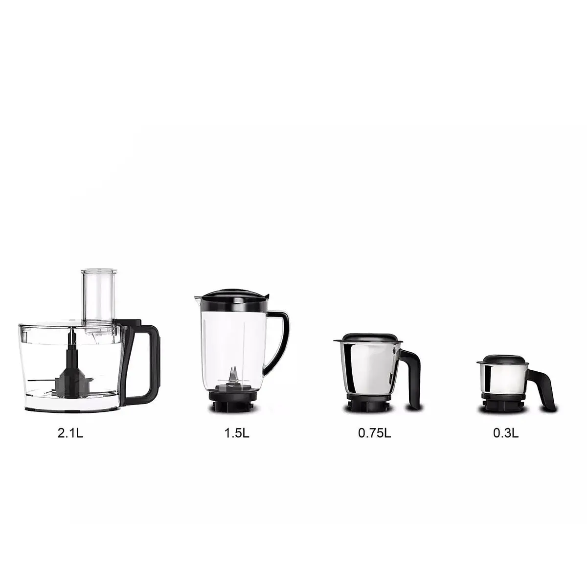 Philips Mixer Grinder With Food Processor Jar 750 Watt White - Hl7763/00 - Emp 2