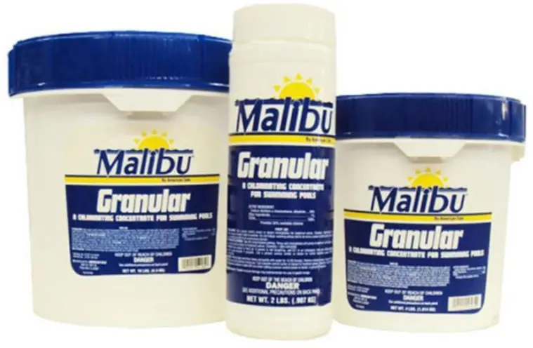 Malibu Dichlor Granular Sanitizer For Pools 2