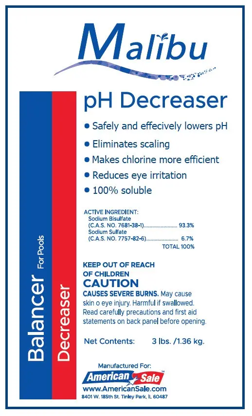 Malibu Ph Decreaser (3 Lbs Or 6 Lbs) 1