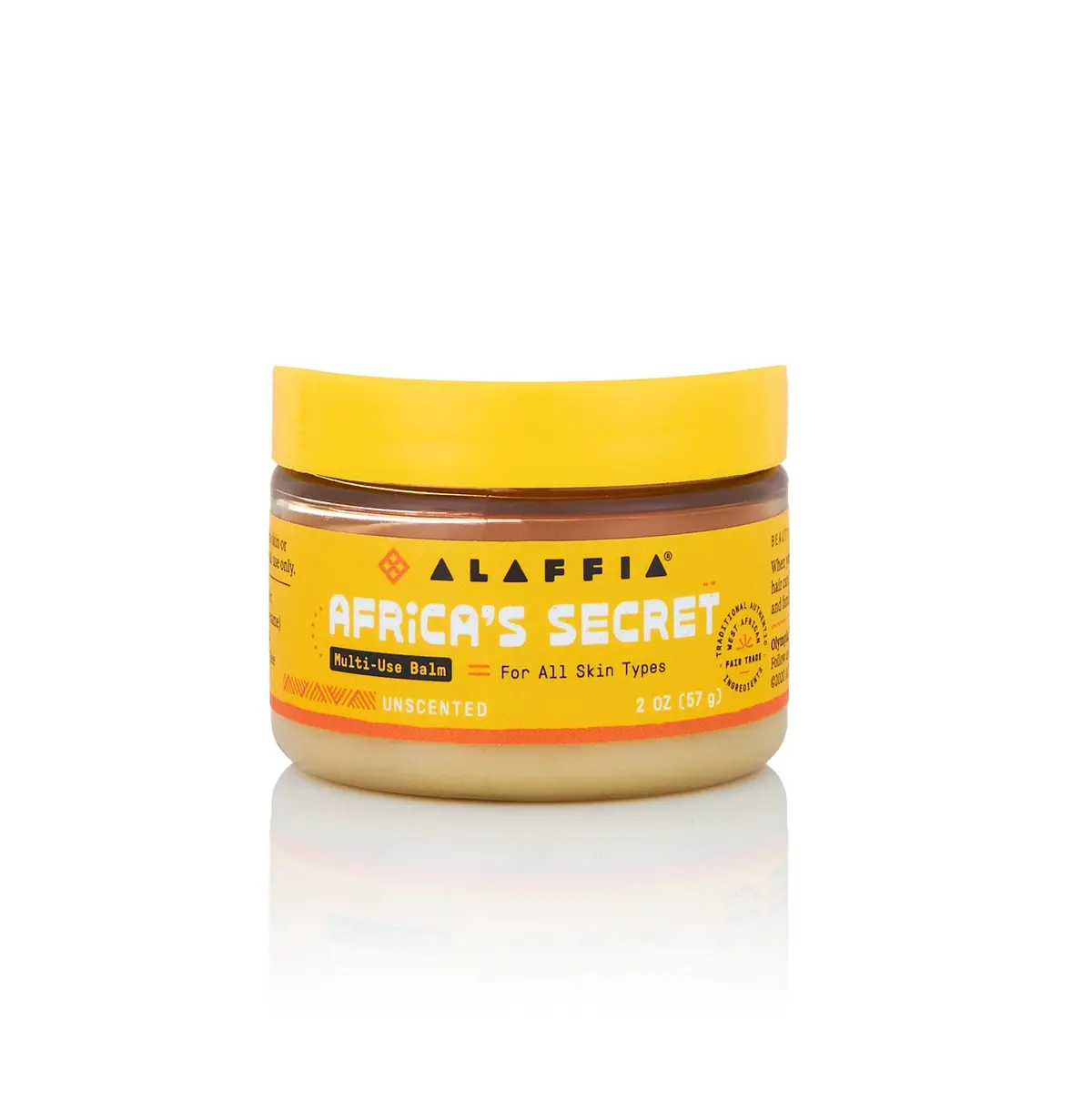 Alaffia Africa's Secret Multi-Use Balm - Unscented 2 Oz 1