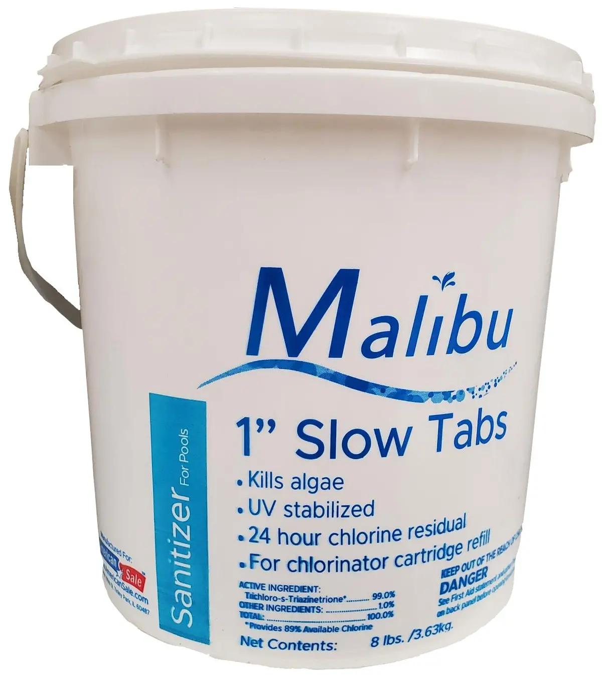 Malibu 1" Slow Tabs Sanitizer For Pools 2