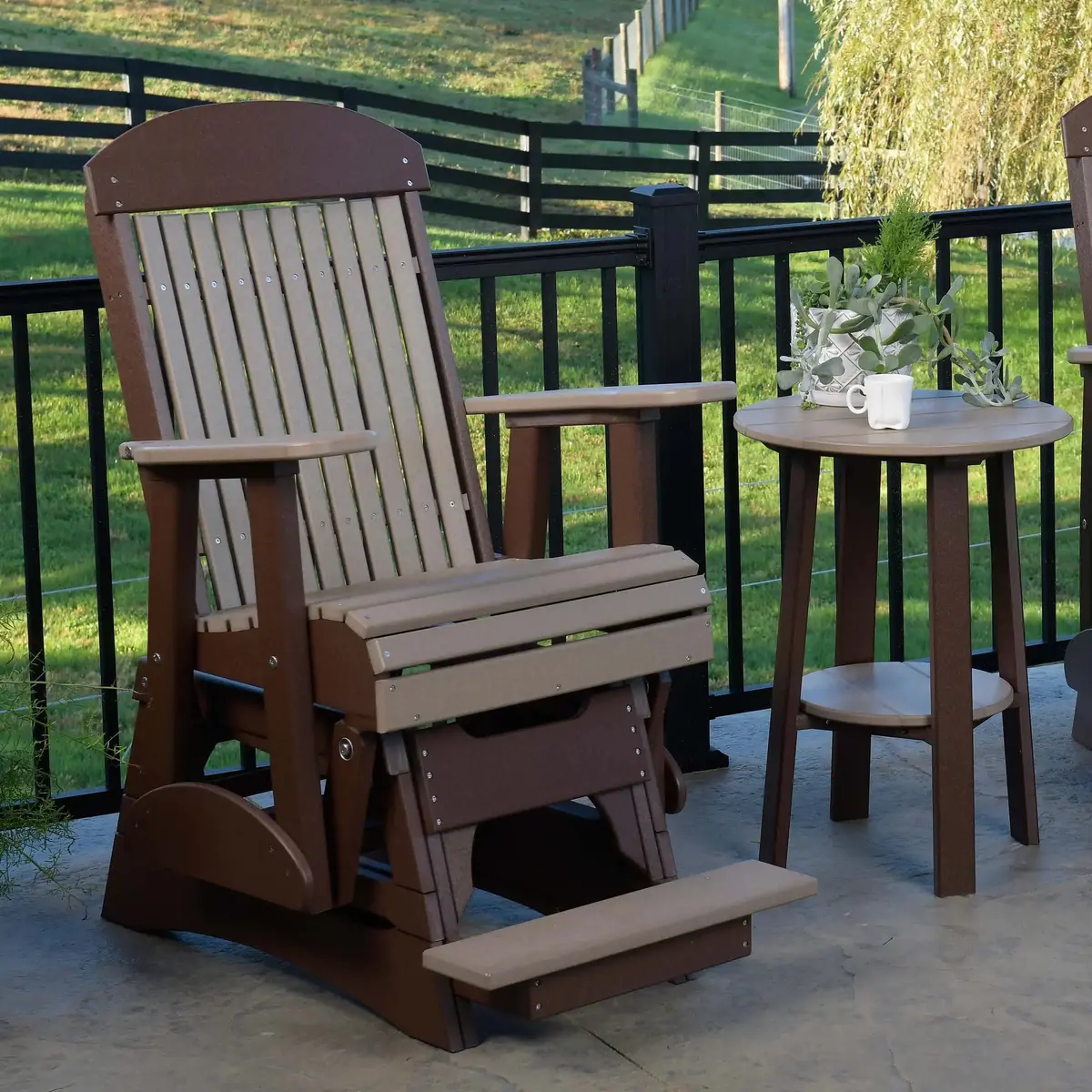 2' Classic Balcony Glider Chair From Luxcraft 1