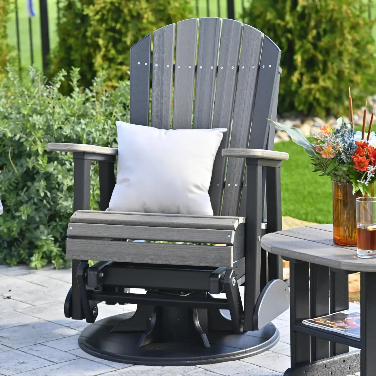 2' Adirondack Swivel Glider From Luxcraft 1