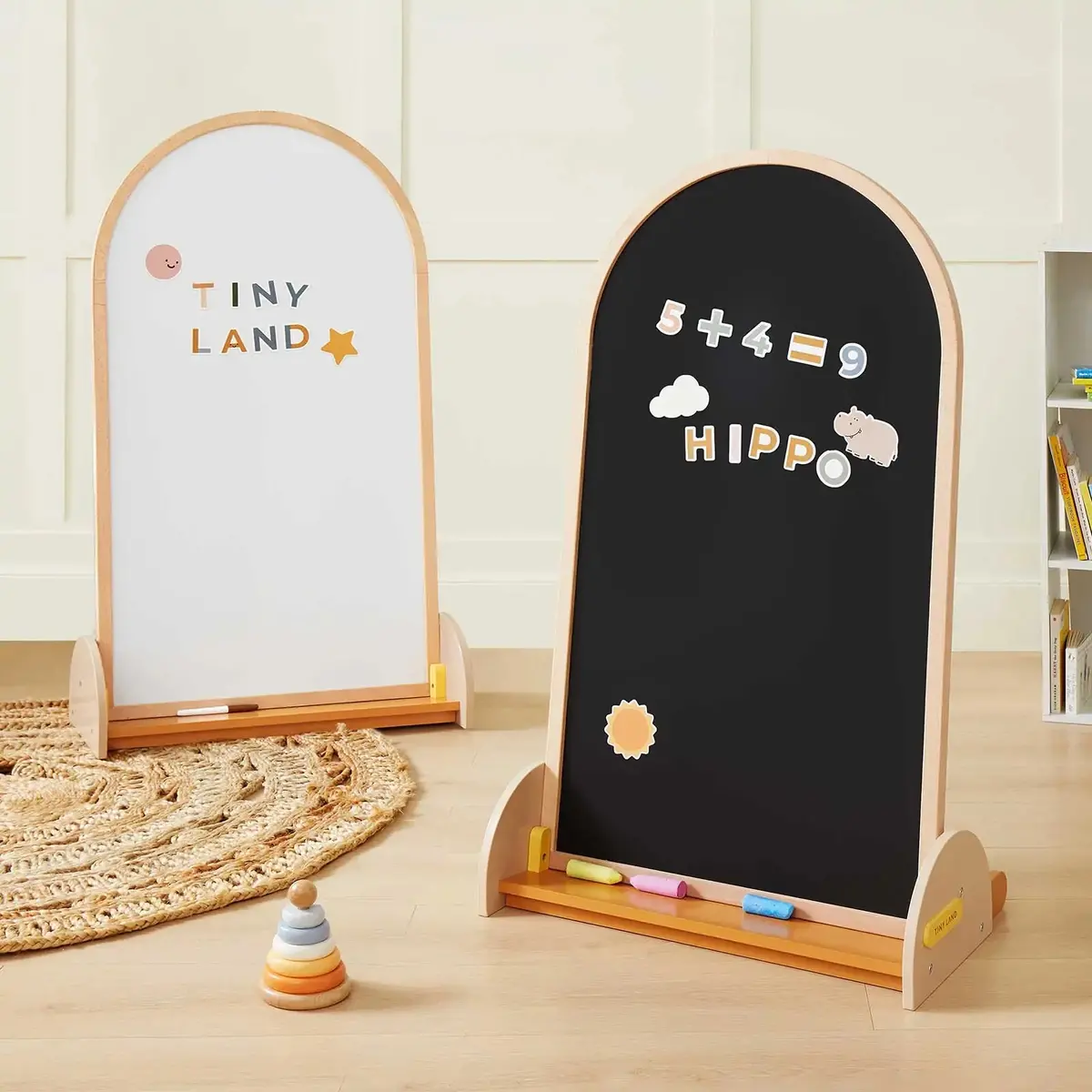 Tiny Land® Double-Sided Arched Magnet Chalkboard 1