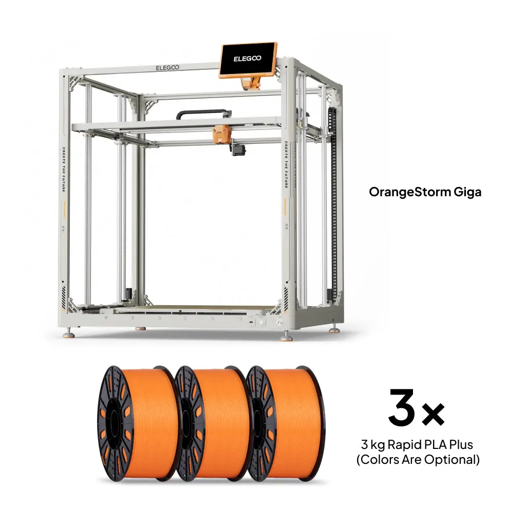 Orangestorm Giga + 3 × 3 Kg Rapid Pla Plus 1