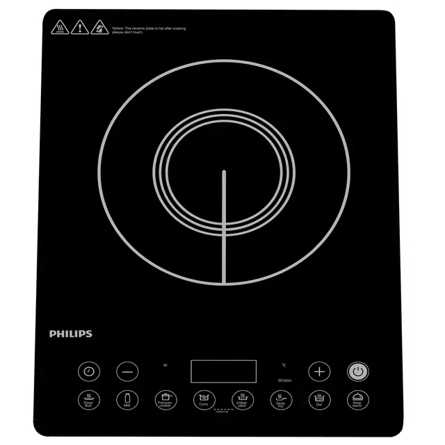 Refurbished Philips Hd4996/00 2100W Induction Cooktop With 8 Preset Menus - Hd4996/00-Ref 1