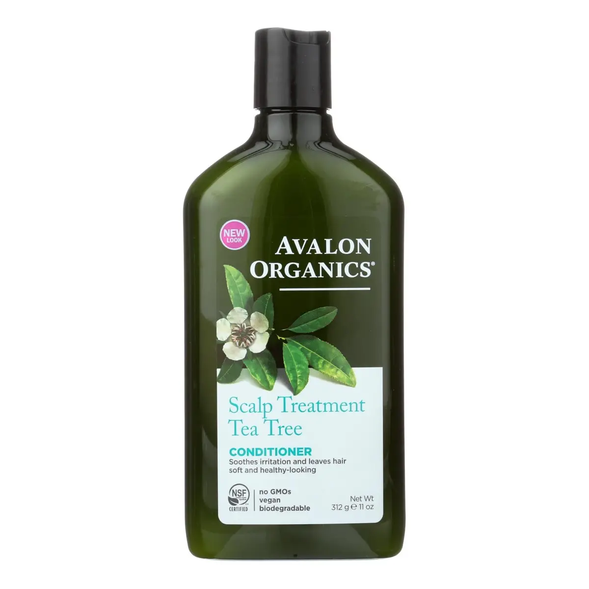 Avalon Organics Scalp Soothing Tea Tree Conditioner (11 Fl Oz) - 4 Pack 1