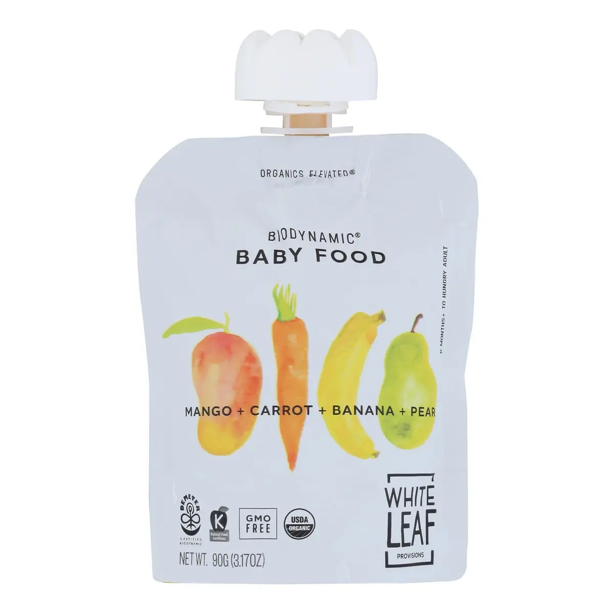 White Leaf Provisions Organic Baby Food, Mango, 3.17 Ounces (Pack Of 6) 1