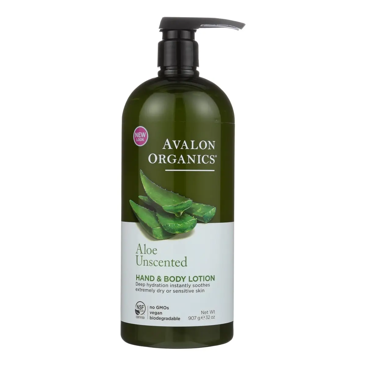 Avalon Organics Unscented Hand And Body Lotion 32 Fl Oz (2-Pack) 1