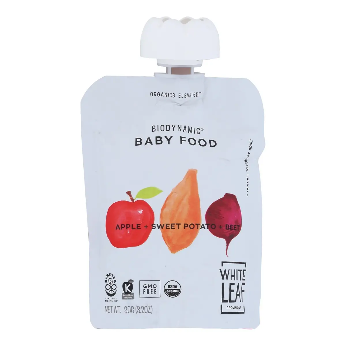 White Leaf Provisions Baby Food Apple Sweet Potato (6-Pack) - 3.2 Oz. 1