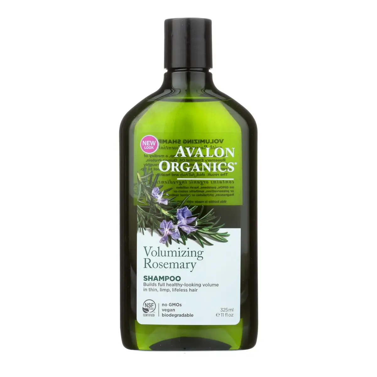 Avalon Organics Volumizing Shampoo With Rosemary (11 Fl Oz) – 3 Pack 1