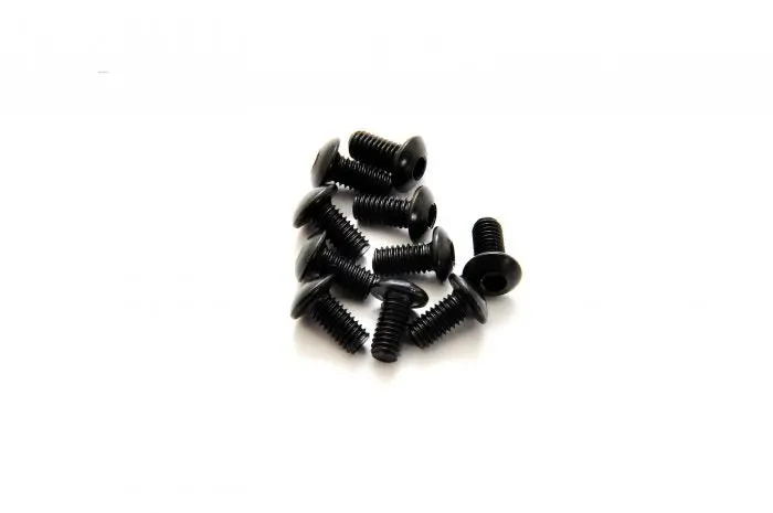 33306 M3x6mm Hex Socket Button Head Screws, 10Pcs 1