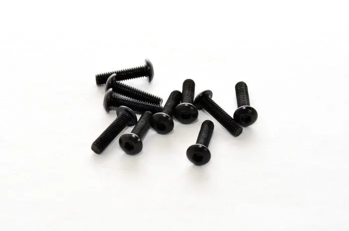 33312 M3x12mm Hex Socket Button Head Screws, 10Pcs 1