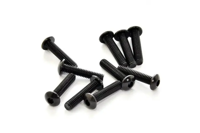 33418 M4x18mm Hex Socket Button Head Screws, 10Pcs 1