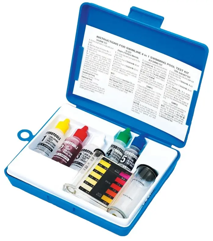 Swimline Hydrotools 4-In-1 Pool Test Kit 1
