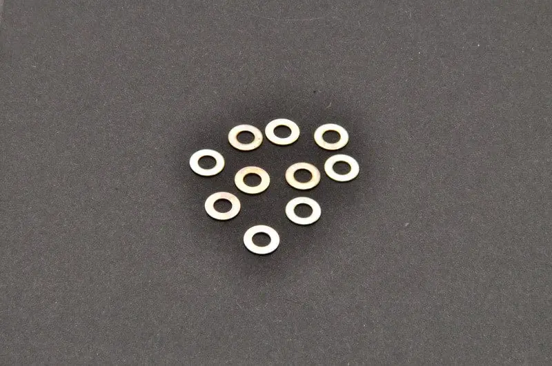 36812 Stainless Spacer 4X8x0.5 Mm, 10Pcs 1