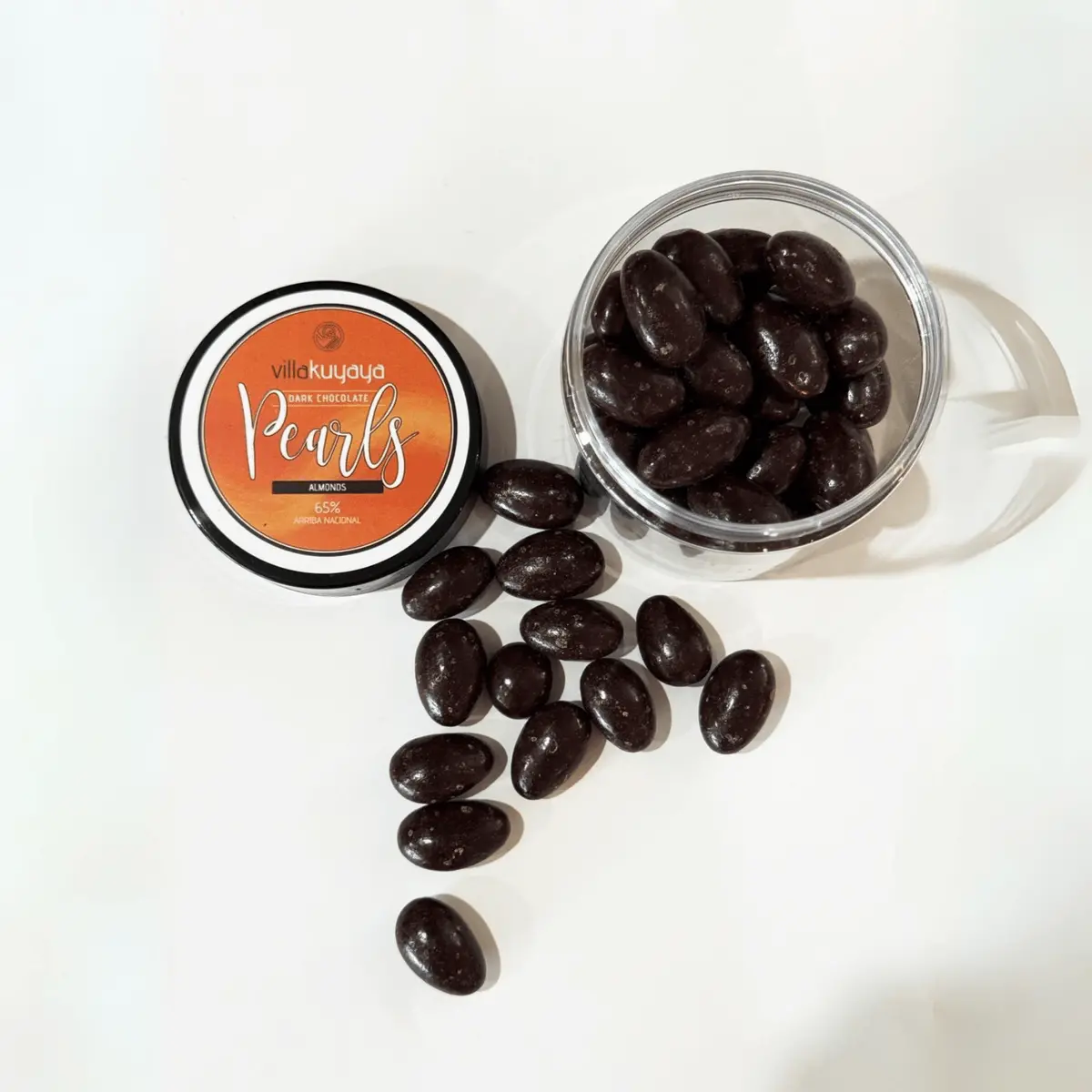 Villakuyaya Dark Chocolate Pearls 65% Almonds (5 Pack) 1