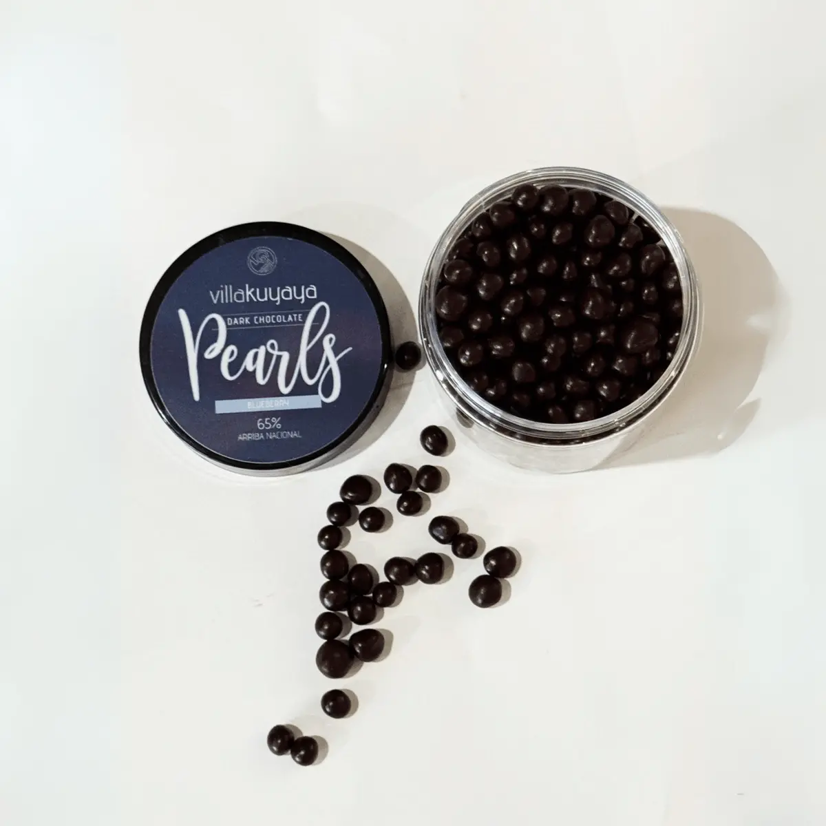 Villakuyaya Dark Chocolate Pearls 65% Blueberry (5 Pack) 1