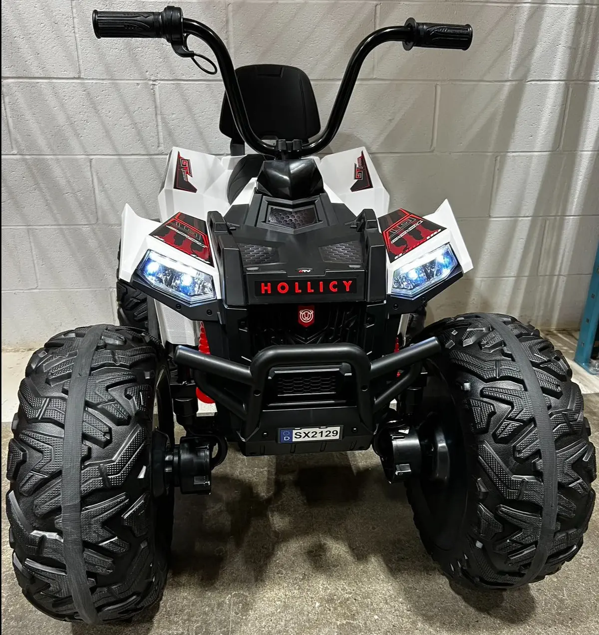 【Almost New】Realistic Off-Road Monster Atv With Throttle, Brake Pedal And Rubber Tires 24V 4X4 1