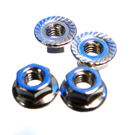 39005 Nut M3 With Flange 1