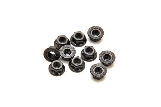 39006  Flange Nylon Nut M3, 10Pcs 1