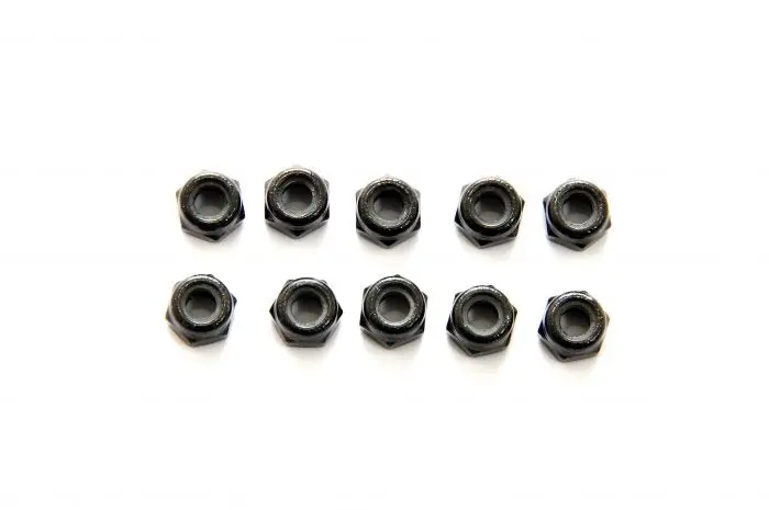 39009 Nylon Nut M4, 10 Pcs 1